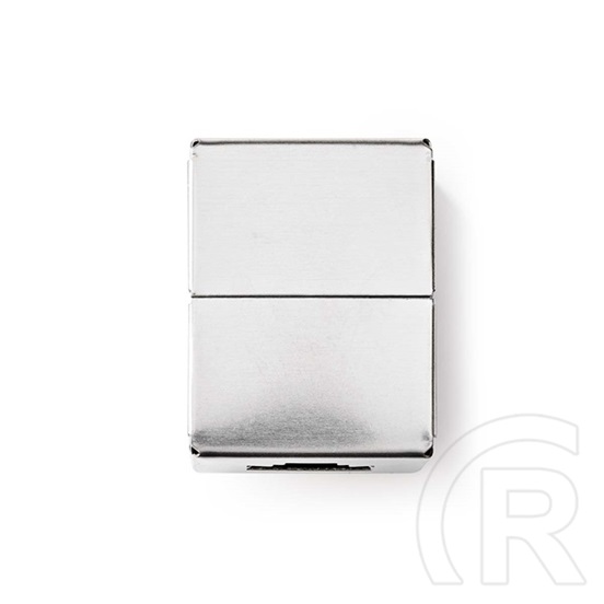 Nedis RJ45 UTP toldó (Cat5e/Cat6, 2x RJ45, árnyékolt, fém, lapos 0,3 mm)