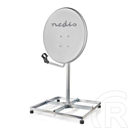 Nedis SDBS110ME antenna állvány, tartó konzol (ezüst, acél, max. tányér 90 cm, csőátmérő 42 mm, 5,6 kg)