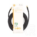 Nedis SMA kábel (SMA apa / SMA anya, aranyozott érintkezők, 50 Ohm, kettős árnyékolású, 5 m, fekete)