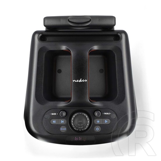 Nedis SPPT2480BK bluetooth hangszóró (v5.0, 4000 mAh belső akku, 240 W, 5 óra üzemidő, 2x5,25" mélynyomó, 2x2" magassugá