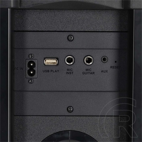 Nedis SPPT2480BK bluetooth hangszóró (v5.0, 4000 mAh belső akku, 240 W, 5 óra üzemidő, 2x5,25" mélynyomó, 2x2" magassugá