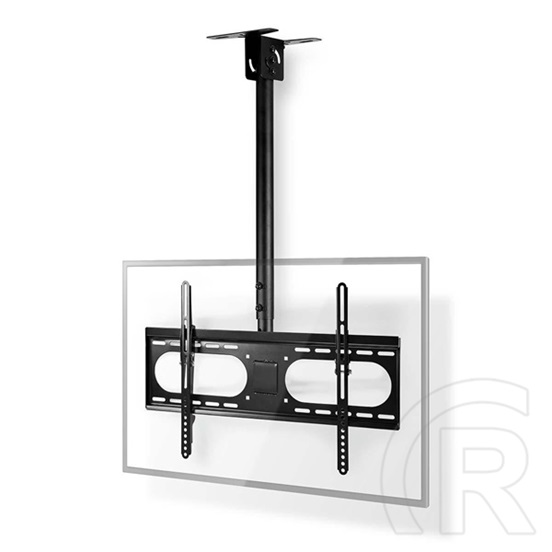 Nedis TVCM1350BK mennyezeti TV/monitor tartó konzol (42-65", dönthető, forgatható, VESA 100x100-600x400, 45kg, fekete)
