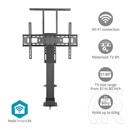 Nedis TVSM5840BK motoros TV/monitor állvány (37-80", állítható magasság 79-184 cm, Smart Wi-Fi, 60 kg, fekete)