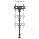 Nedis TVSM5840BK motoros TV/monitor állvány (37-80", állítható magasság 79-184 cm, Smart Wi-Fi, 60 kg, fekete)