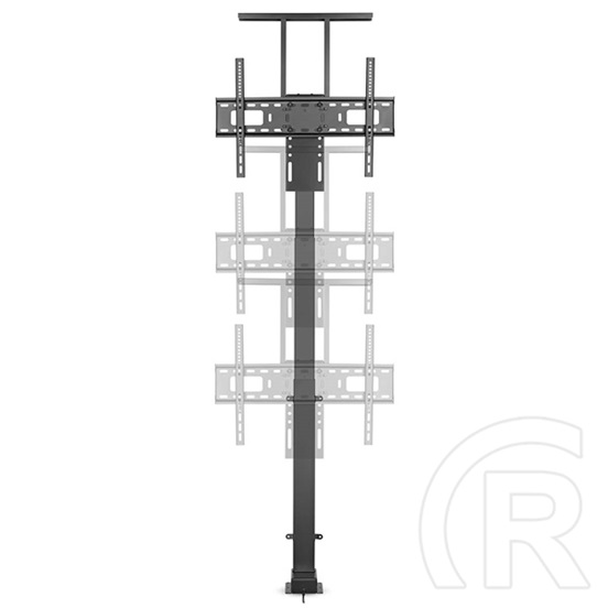Nedis TVSM5840BK motoros TV/monitor állvány (37-80", állítható magasság 79-184 cm, Smart Wi-Fi, 60 kg, fekete)