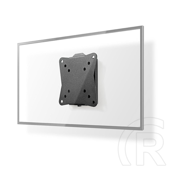 Nedis TVWM1010BK fali tartó konzol (13"-27", max. teherbírás 30 kg, VESA 75x75/100x100/50x50, faltáv 20 mm, acél, fekete