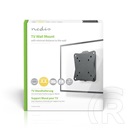 Nedis TVWM1010BK fali tartó konzol (13"-27", max. teherbírás 30 kg, VESA 75x75/100x100/50x50, faltáv 20 mm, acél, fekete