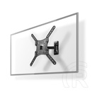 Nedis TVWM1430BK fali tartókonzol (23"-55", VESA 100x100..400x400, 30 kg, forgatható/dönthető, 2 forgáspont, fekete)