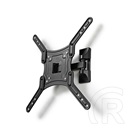 Nedis TVWM1430BK fali tartókonzol (23"-55", VESA 100x100..400x400, 30 kg, forgatható/dönthető, 2 forgáspont, fekete)