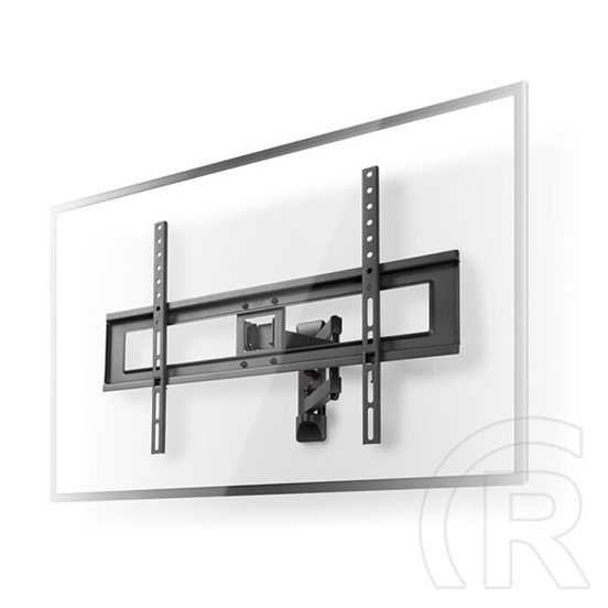 Nedis TVWM1550BK fali tartókonzol (37"-70", VESA 100x100-600x400, 35 kg, dönthető, forgatható, acél, fekete)