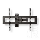 Nedis TVWM1550BK fali tartókonzol (37"-70", VESA 100x100-600x400, 35 kg, dönthető, forgatható, acél, fekete)