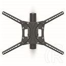 Nedis TVWM1790BK fali tartókonzol (13"-86", VESA 75x75–600x400, max. 60 kg, 3 forgáspont, fekete)