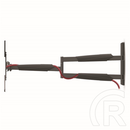 Nedis TVWM1790BK fali tartókonzol (13"-86", VESA 75x75–600x400, max. 60 kg, 3 forgáspont, fekete)