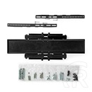 Nedis TVWM3551BK mozgatható fali TV/monitor tartó (37"-80", 35 kg, VESA 200x200/300x300/400x400/600x400, dönthető, kihúz
