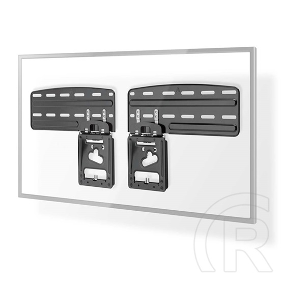 Nedis TVWM5065BK LCD TV/monitor fali tartó konzol (43-85", teherbírás 60 kg, faltáv 7,5 mm, VESA 400x200/400x400/600x40