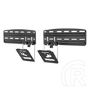 Nedis TVWM5065BK LCD TV/monitor fali tartó konzol (43-85", teherbírás 60 kg, faltáv 7,5 mm, VESA 400x200/400x400/600x40