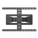 Nedis TVWM5560BK TV/monitor fali konzol (43"-90", max. 50 kg, forgatható, dönthető, 2 forgáspont, VESA 400x400/600x400/4