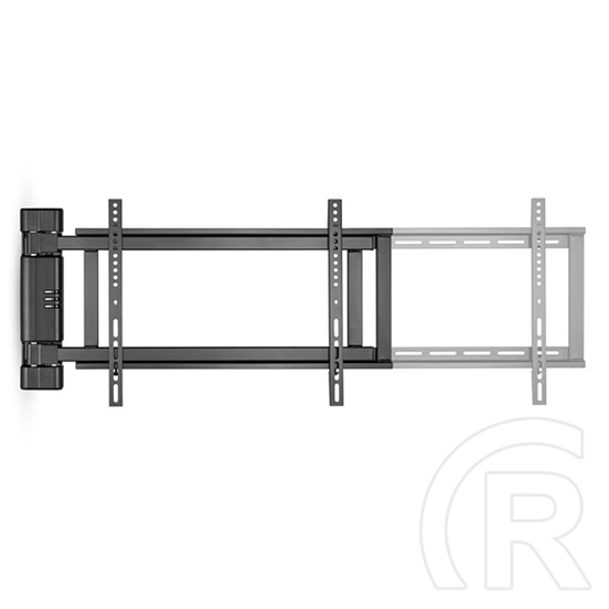 Nedis TVWM5860BK motoros fali konzol (32-75", VESA 400x400, 600x400, max. 60 kg, faltáv 56 mm, távirányítós, fekete)