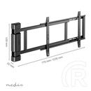 Nedis TVWM5860BK motoros fali konzol (32-75", VESA 400x400, 600x400, max. 60 kg, faltáv 56 mm, távirányítós, fekete)