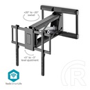 Nedis TVWM5880BK motoros fali tartó konzol (32-75", max. teherbírás 35 kg, VESA 400x400/600x400, távirányító, fekete)