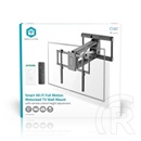 Nedis TVWM5880BK motoros fali tartó konzol (32-75", max. teherbírás 35 kg, VESA 400x400/600x400, távirányító, fekete)