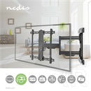 Nedis TVWM6550BK 37"-80" fali tartókonzol (max. 50 kg, forgatható/dönthető, 3 forgáspont, VESA 200x100-600x400, min. fal