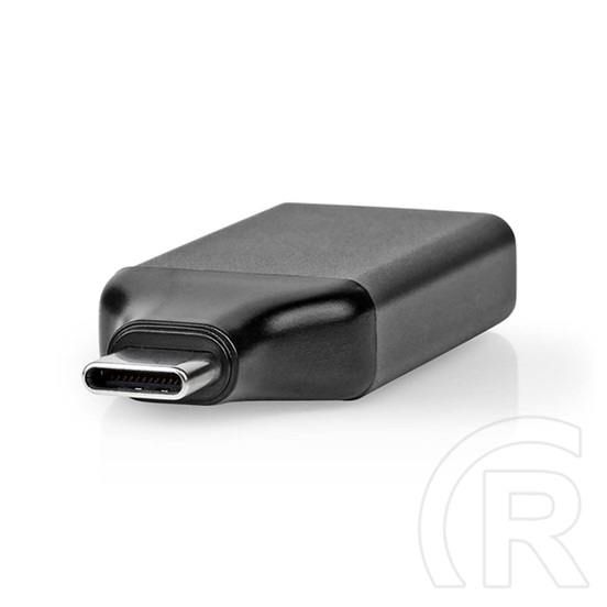 Nedis USB-C - HDMI átalakító adapter (USB 3.2 Gen 1, USB-C dugó / HDMI kimenet, 4K@60Hz, fekete, szürke)