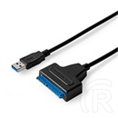 Nedis USB 3.2 Gen1 kábel 2,5" HDD-hez (USB-A dugó / SATA 22 tűs anya, 0,3 m, fekete, SATA I/II/III)