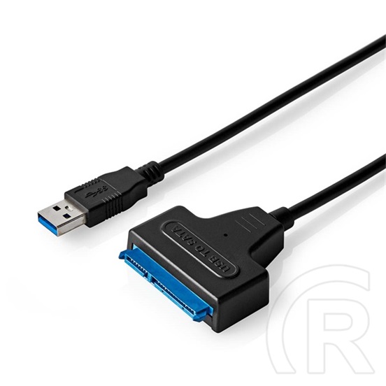Nedis USB 3.2 Gen1 kábel 2,5" HDD-hez (USB-A dugó / SATA 22 tűs anya, 0,3 m, fekete, SATA I/II/III)