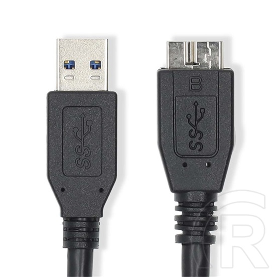 Nedis USB 3.2 Gen1 micro-B kábel 2 m (USB-A férfi / micro-B dugó, 5 Gbps, fekete)