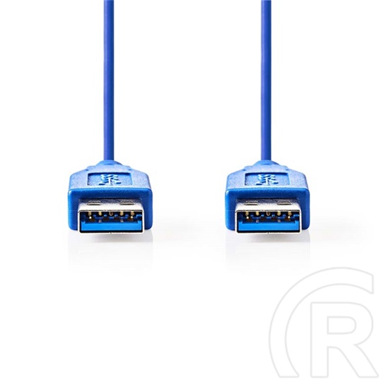 Nedis USB 3.2 kábel (A dugó / A dugó, 2 m, kék)