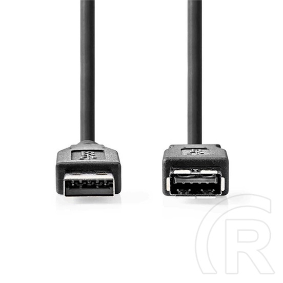 Nedis USB 3.2 toldó/hosszabbító kábel (USB-A dugó / USB-A aljzat, 5 Gbps, 2 m, fekete)