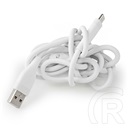 Nedis USB adat- és töltőkábel (A dugó / C dugó, USB 2.0, 15W, 1,5 m, fehér)