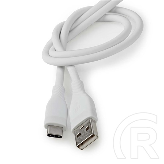Nedis USB adat- és töltőkábel (A dugó / C dugó, USB 2.0, 15W, 1,5 m, fehér)