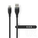 Nedis USB kábel (A dugó / C dugó, USB 2.0, 15W, 1,5 m, fekete)