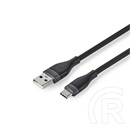 Nedis USB kábel (A dugó / C dugó, USB 2.0, 15W, 1,5 m, fekete)