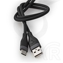 Nedis USB kábel (A dugó / C dugó, USB 2.0, 15W, 1,5 m, fekete)