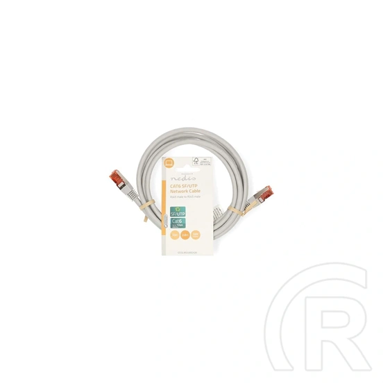 Nedis UTP/FTP CAT6 patch kábel (RJ45 / RJ45, aranyozott érintkezők, 10/100/1000 Mbit/s, 2 m)
