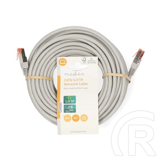 Nedis UTP/FTP CAT6 patch kábel (RJ45 (m) / RJ45 (m), 10 m, árnyékolt, 250 MHz)