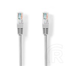 Nedis UTP CAT5e patch kábel (RJ45 dugasz / RJ45 dugasz, 10 m, szürke, U/UTP, 1 Gbps)