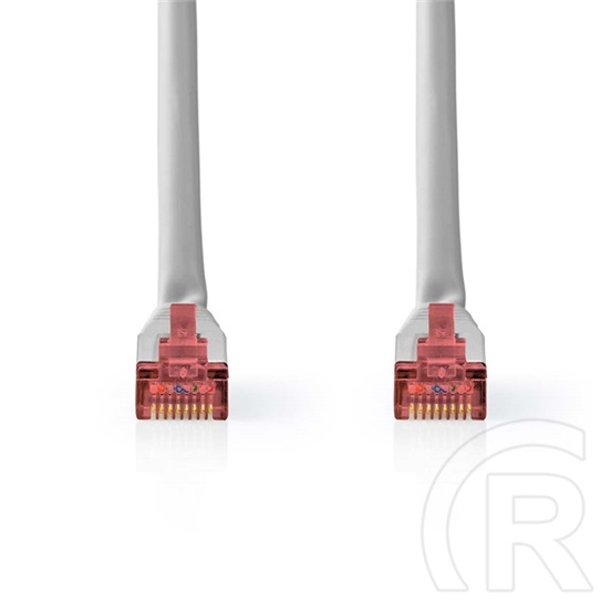 Nedis UTP CAT6 patch kábel (RJ45/RJ45, 3 m, aranyozott érintkezők, szürke)