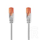 Nedis UTP CAT6 patch kábel (RJ45 dugó / RJ45 dugó, 1 m, U/UTP, szürke)