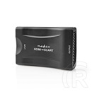 Nedis VCON3461BK videó konverter (HDMI bemenet, SCART kimenet, 1080p, PAL/NTSC)