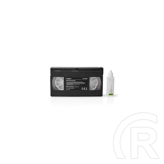 Nedis VHS fejtisztító szalag (CLTP100BK, 20 ml, fekete)