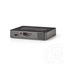 Nedis VSPL34002BK HDMI splitter (1x HDMI bemenet / 2x HDMI kimenet, HDMI 1.4, 4K 30Hz, USB táp)