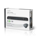 Nedis VSPL3474AT HDMI elosztó (1x HDMI bemenet, 4x HDMI kimenet, 4K@60Hz, 18 Gbps, antracit)