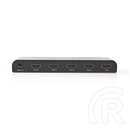 Nedis VSPL3474AT HDMI elosztó (1x HDMI bemenet, 4x HDMI kimenet, 4K@60Hz, 18 Gbps, antracit)