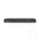 Nedis VSPL3474AT HDMI elosztó (1x HDMI bemenet, 4x HDMI kimenet, 4K@60Hz, 18 Gbps, antracit)
