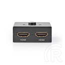 Nedis VSWI3482AT HDMI kapcsoló (2x HDMI bemenet, 1x HDMI kimenet, 4K@60Hz, 6 Gbps, antracit)