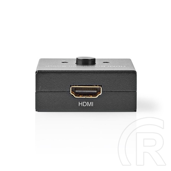 Nedis VSWI3482AT HDMI kapcsoló (2x HDMI bemenet, 1x HDMI kimenet, 4K@60Hz, 6 Gbps, antracit)